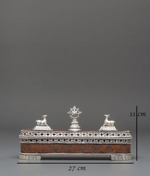 Handmade Silver Plated Incense Burner | Symbol of Peace
