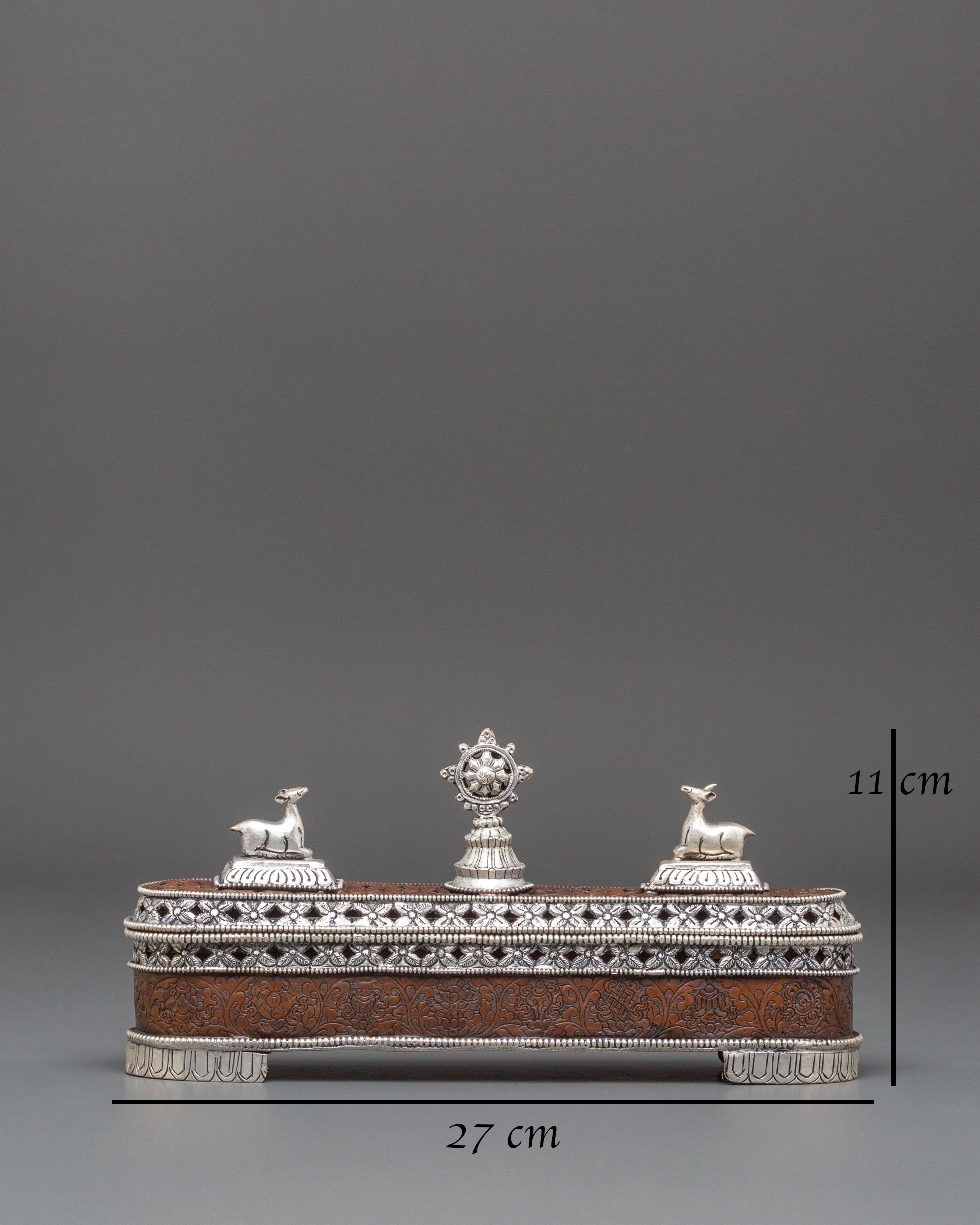 Handmade Silver Plated Incense Burner | Symbol of Peace