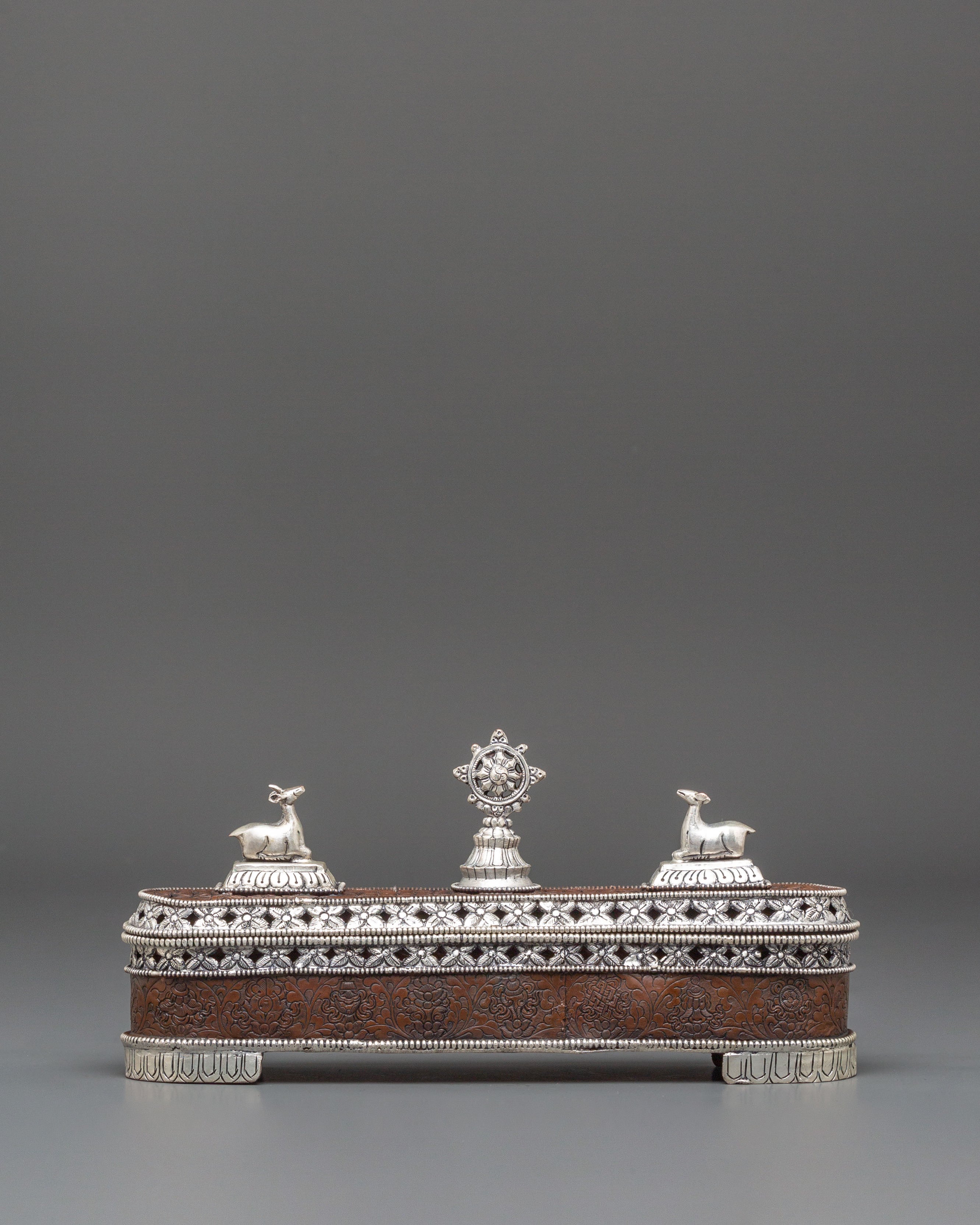 Handmade Silver Plated Incense Burner | Symbol of Peace