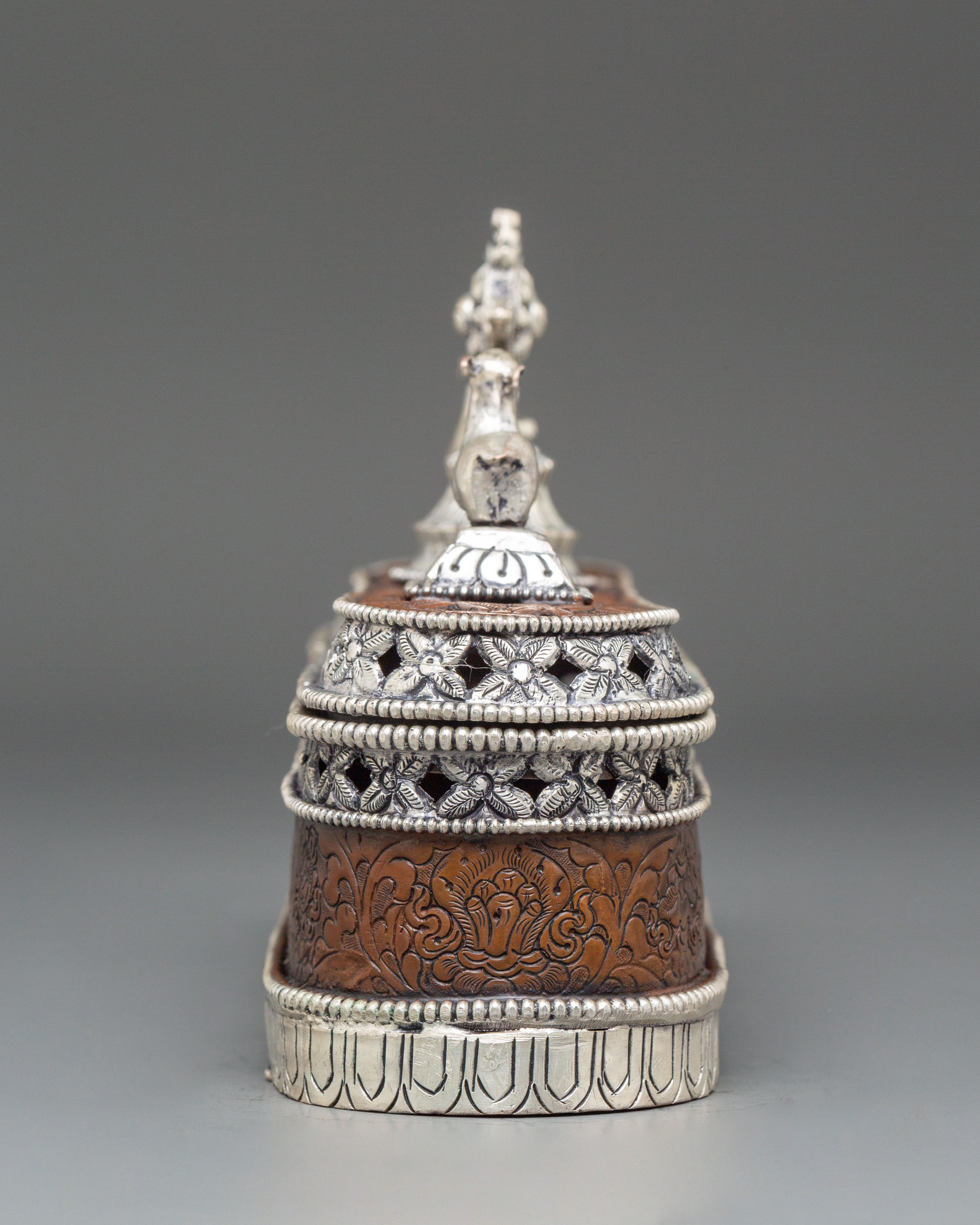 Handmade Silver Plated Incense Burner | Symbol of Peace