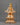 Silver Gold Plated Stupa | Stupa with Coral & Turquoise for Sacred Altar Decor