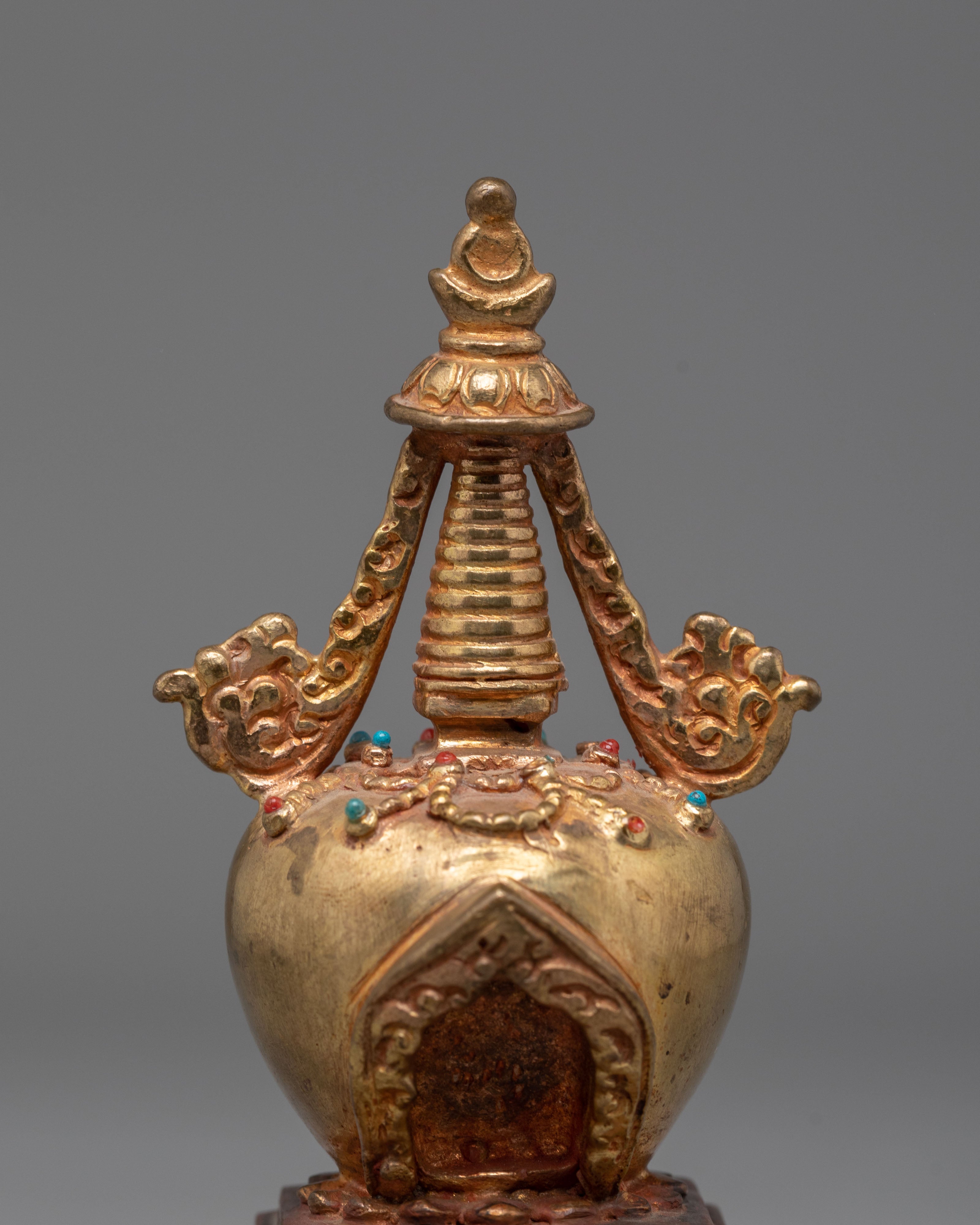 Handmade Tibetan Stupa For Decor | Buddhist Symbol of Enlightenment
