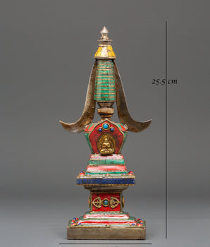 Sacred Himalayan Stupa | Buddhist Symbol of Enlightenment