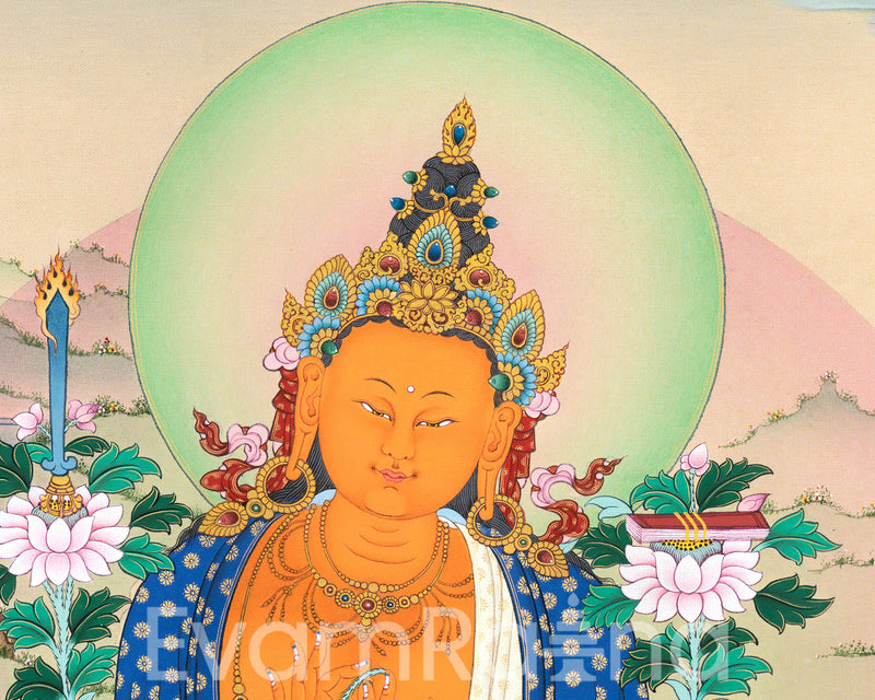 Manjushri Thangka | Buddha Manjushri | Himalayan Art