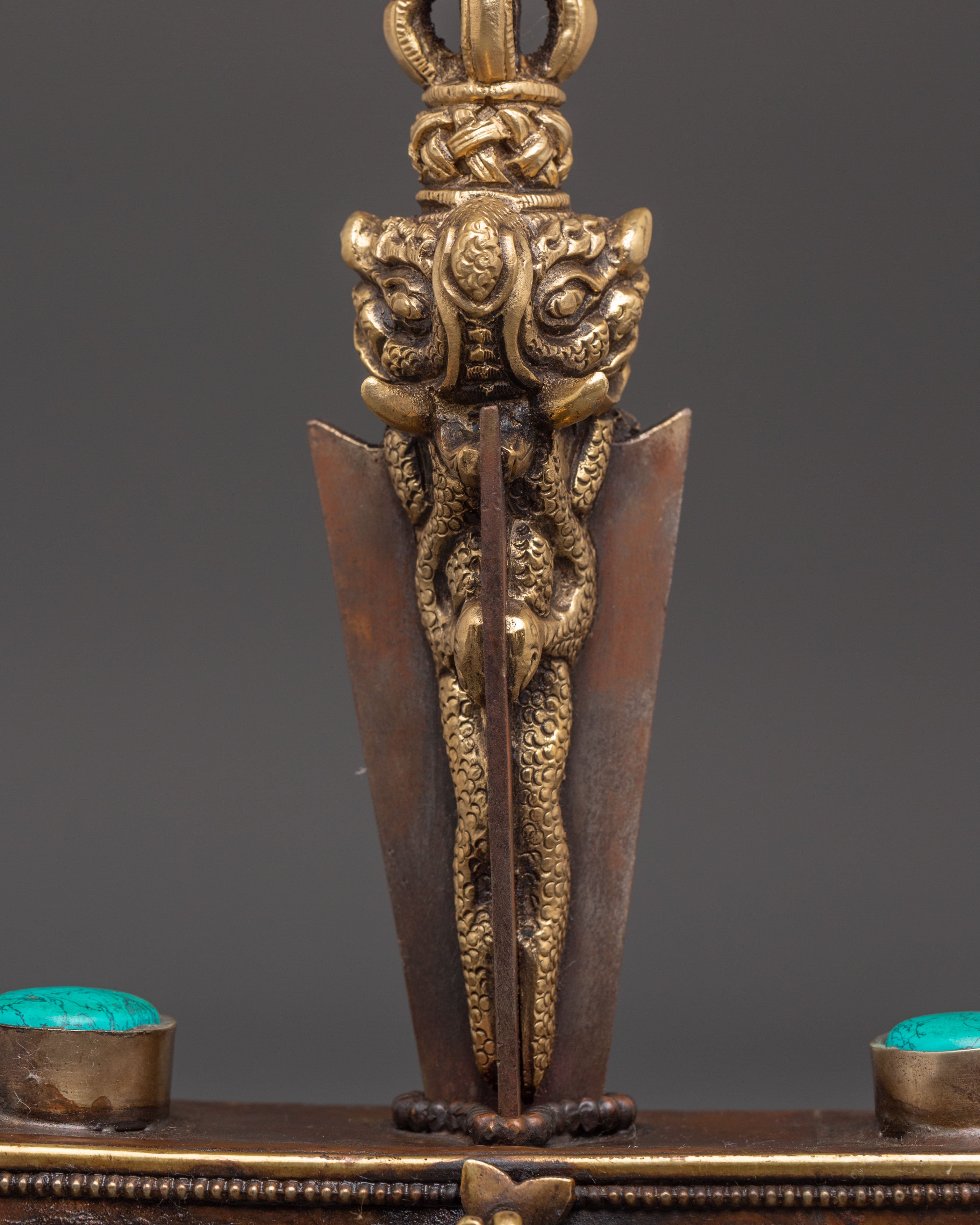 Tibetan Phurba with Box | Sacred Ritual Dagger