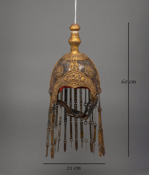 Handcrafted Spiritual Ceremonial Crown | Tibetan Buddhist Ritual Headpiece