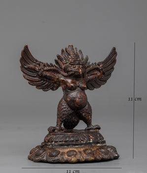 Garuda Antique Figurine | Majestic Guardian of the Skies