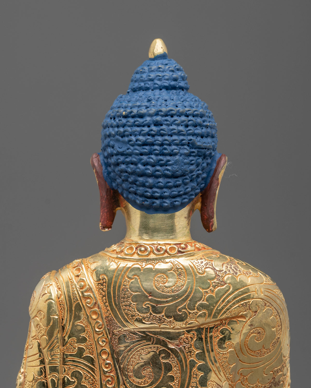 Namo Altar Shakyamuni Buddha Figurine | Gold Plated Buddhist Sculpture