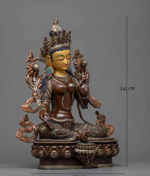 green-tara-sculpture