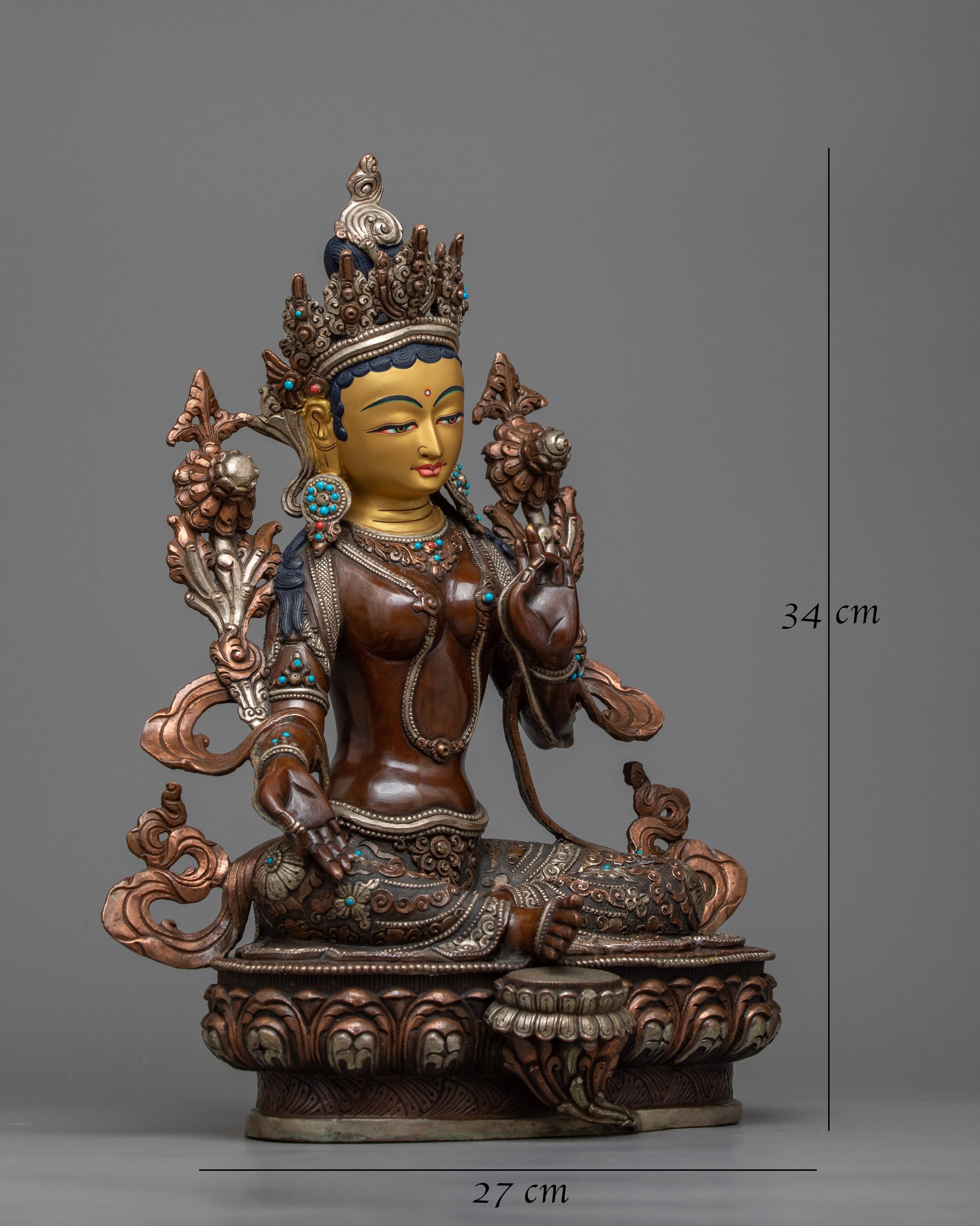 green-tara-sculpture