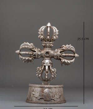 Buddhist Traditional Vishwo Vajra | Sacred Tibetan Ritual Symbol