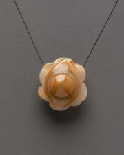 Carved Agate Stone Pendant | Natural Gemstone Jewelry