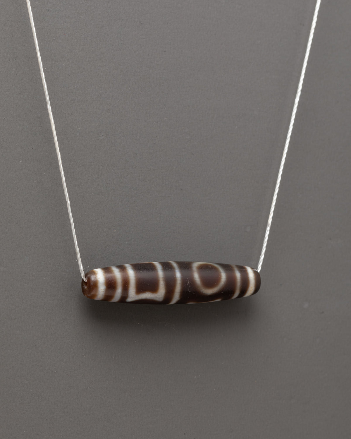 Tibetan Dzi Bead Locket Pendant | Himalayan Agate Jewelry