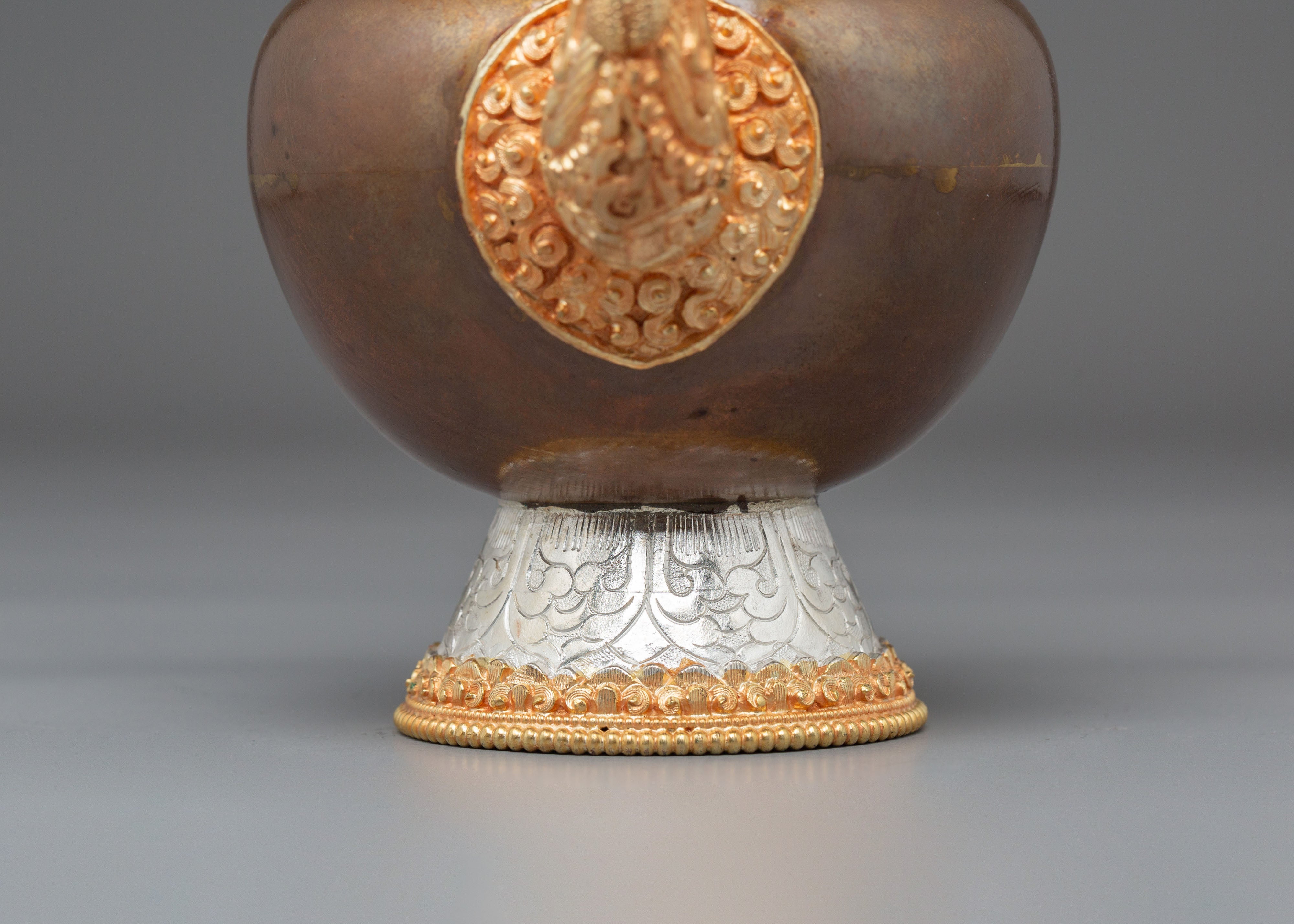 Tibetan Ceremonial Bhumba Set | Buddhist Ritual Offering Vessel