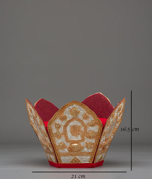 Electro Gold and Electro Silver Plated Crown | Symbol of Wisdom