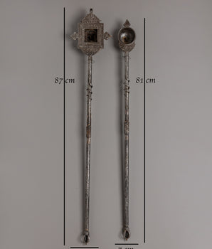 Buddhist Gangsa & Ganglus Set | Traditional Tibetan Ritual Sound Tools