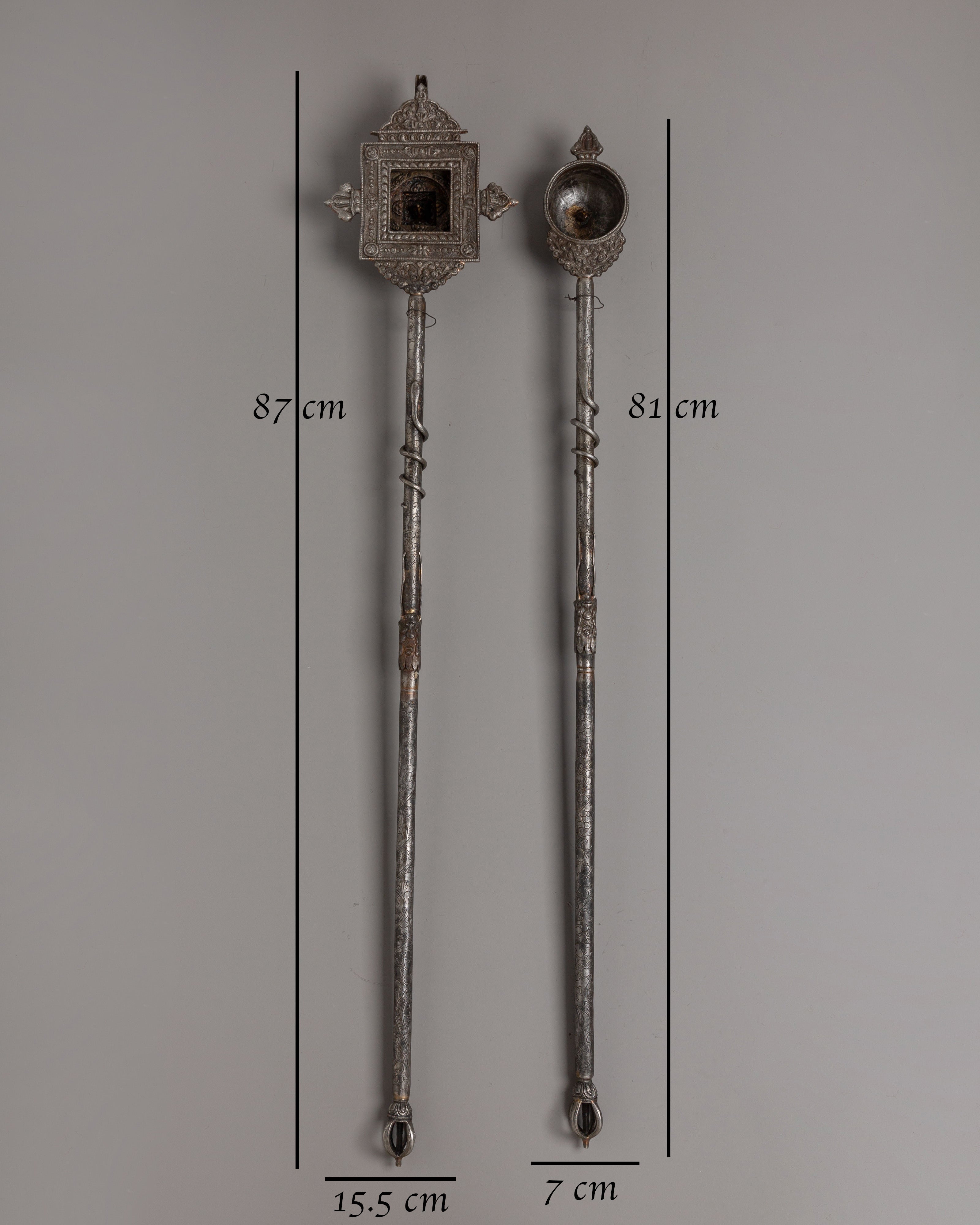 Buddhist Gangsa & Ganglus Set | Traditional Tibetan Ritual Sound Tools