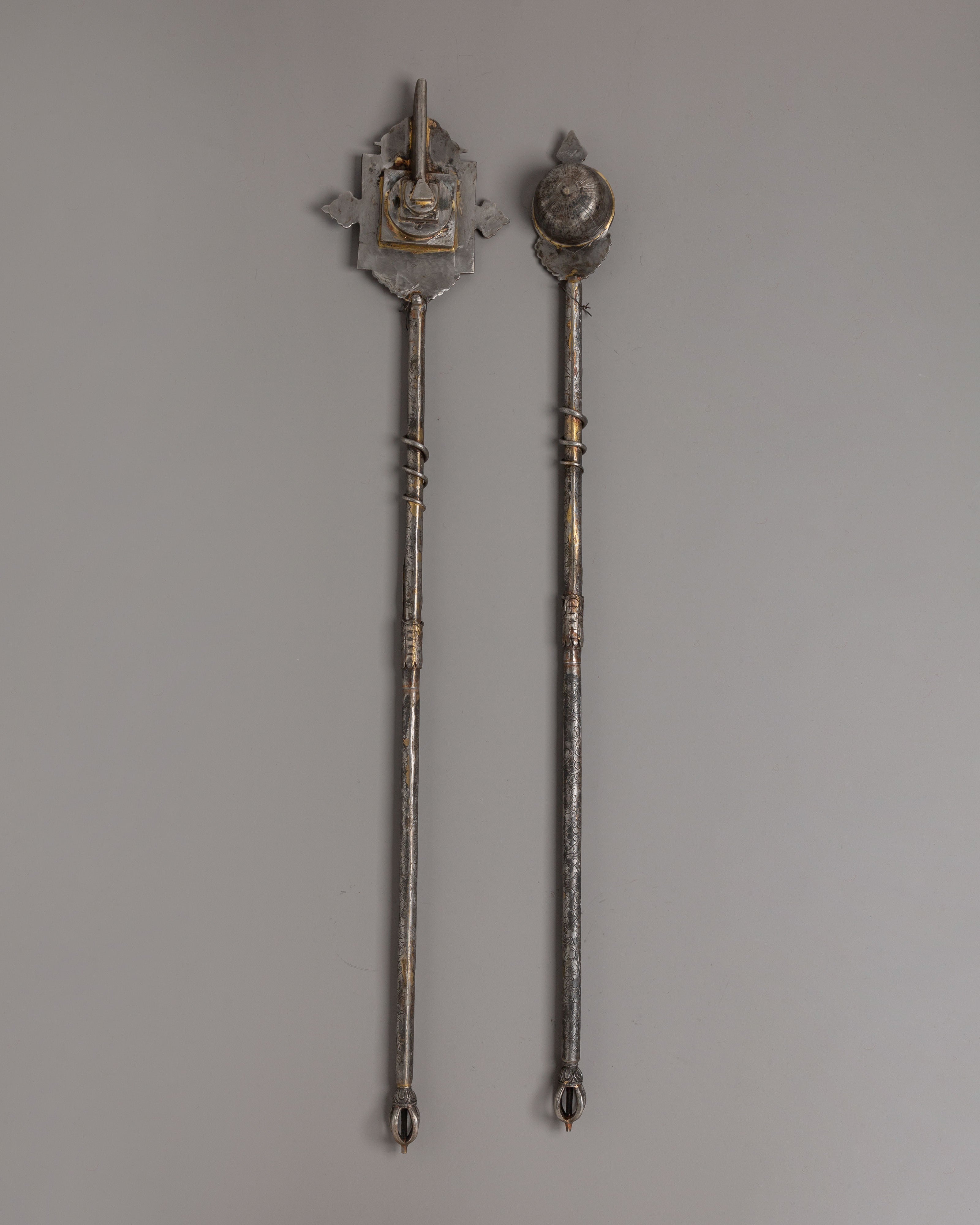 Buddhist Gangsa & Ganglus Set | Traditional Tibetan Ritual Sound Tools