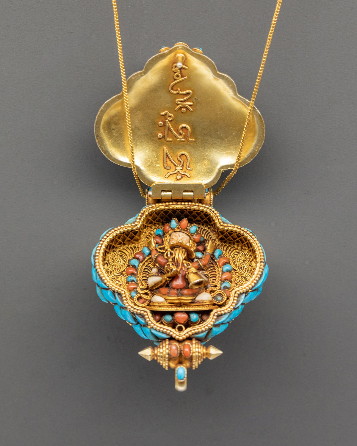 Amoghapasha Ghau Box Locket | Tibetan Buddhist Sacred Amulet