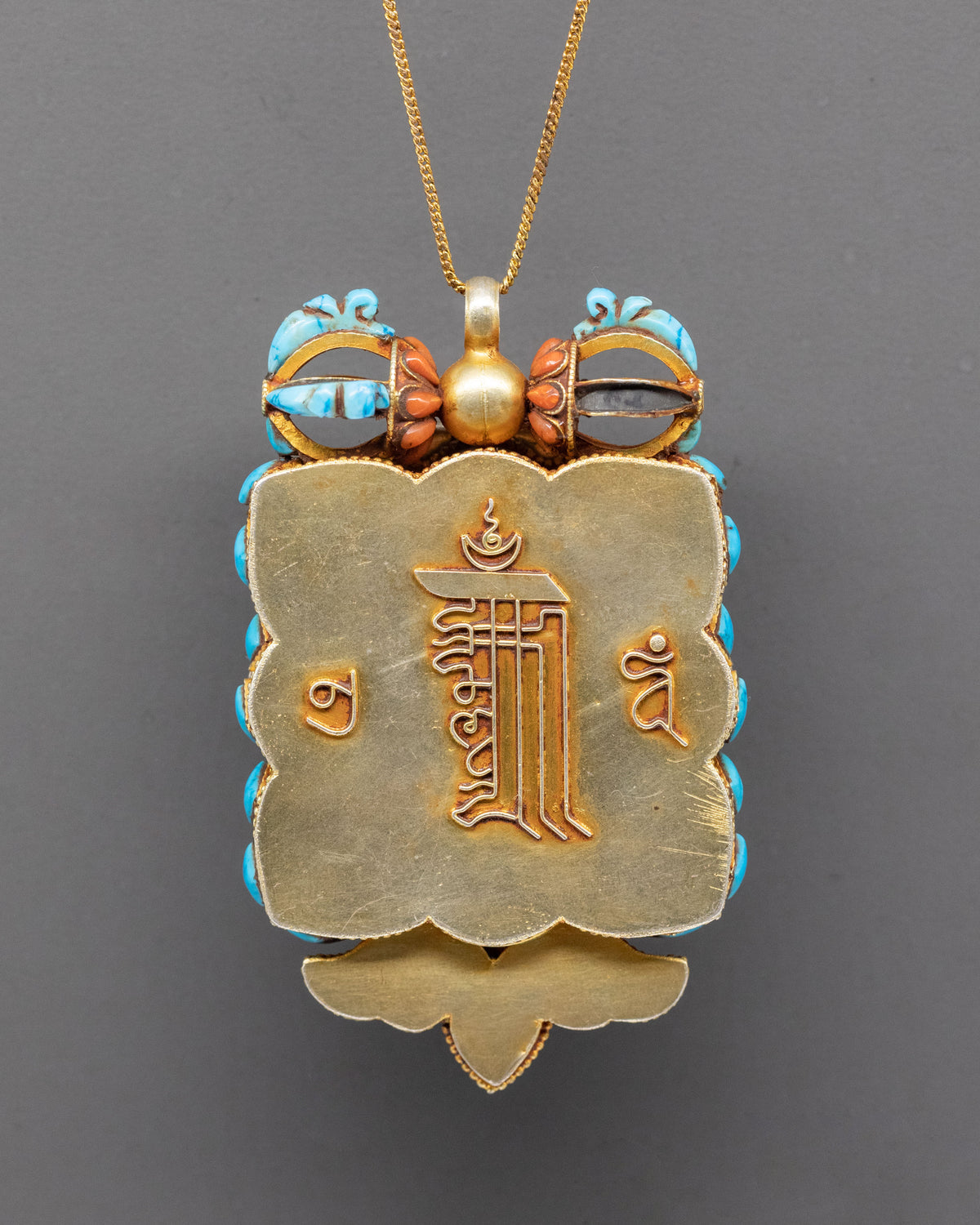 Handmade Manjushri Ghau Locket | Tibetan Buddhist Amulet of Wisdom