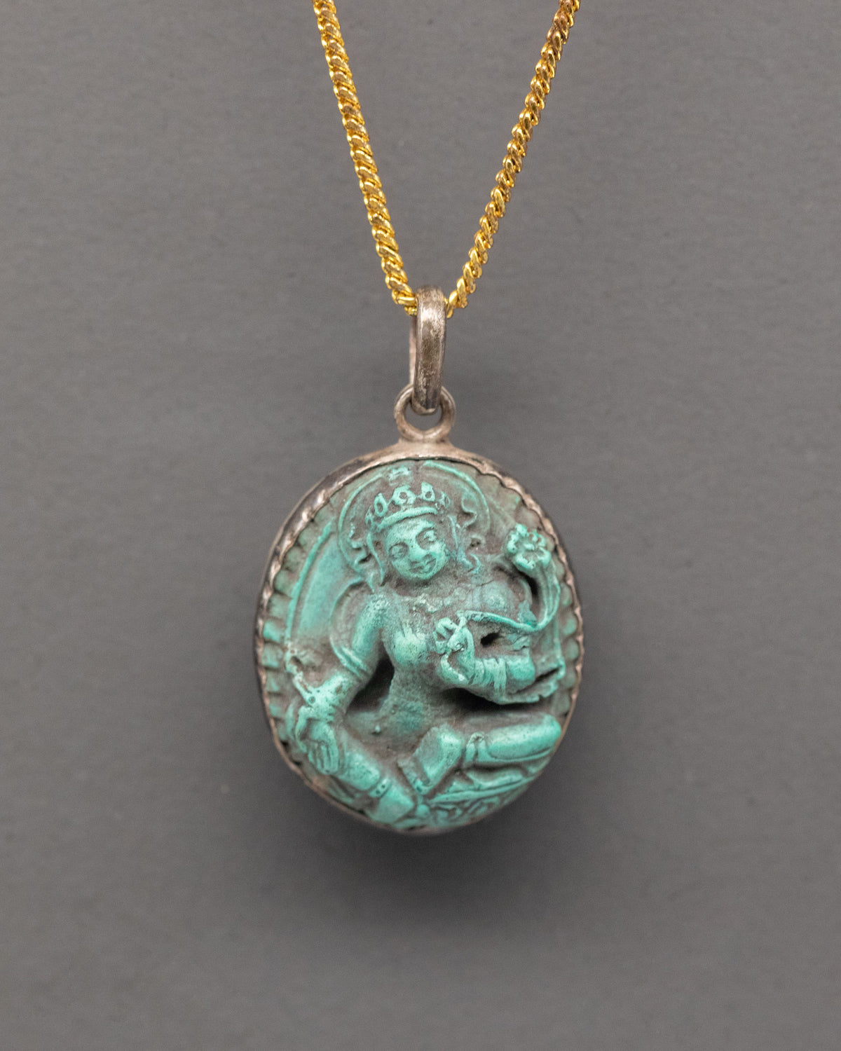  Tibetan Green Tara Pendant 