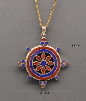 Handmade Tibetan Prayer Locket | Spiritual Symbol Locket