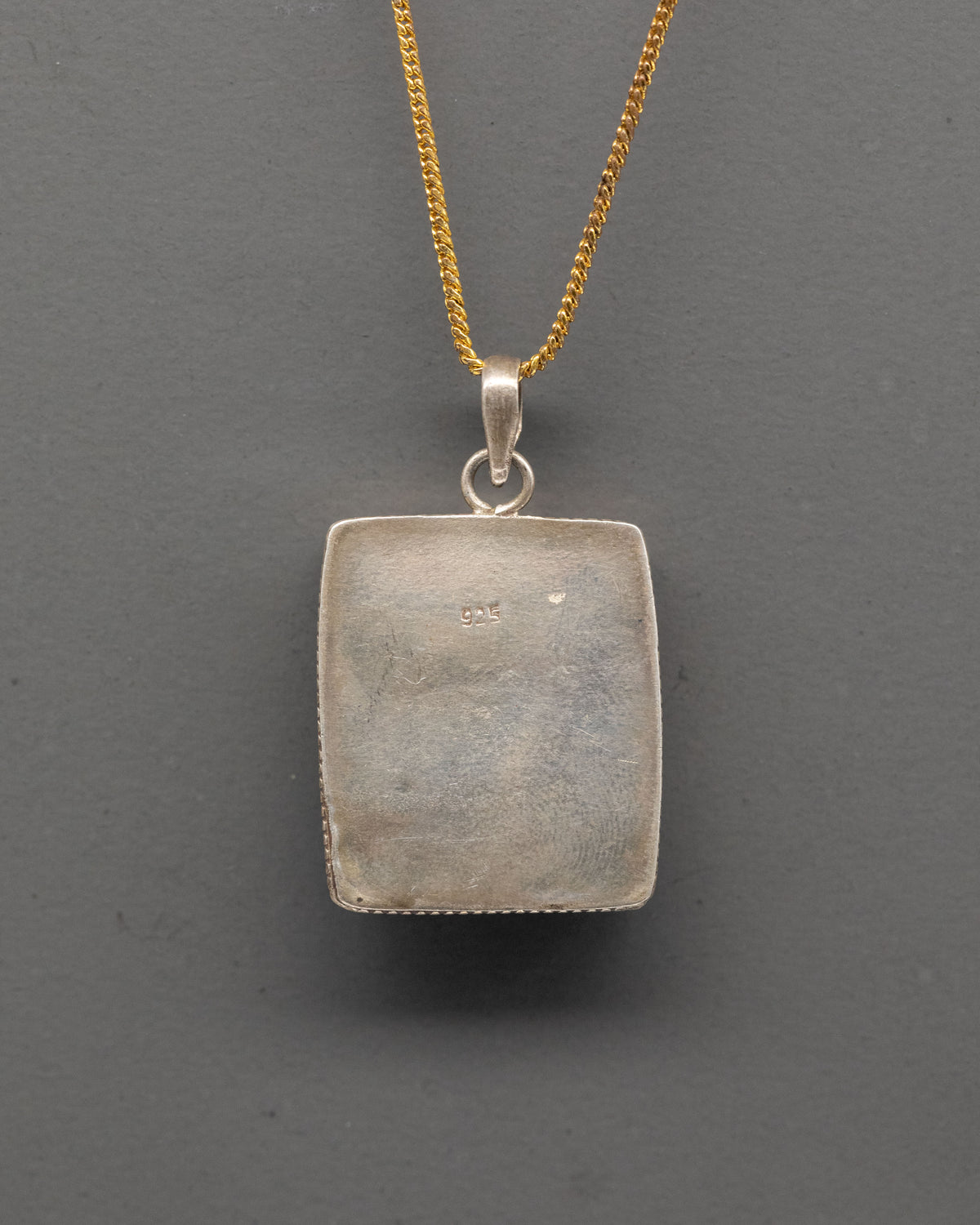 Buddhist Om Symbol Pendant | Sterling Silver Jewelry