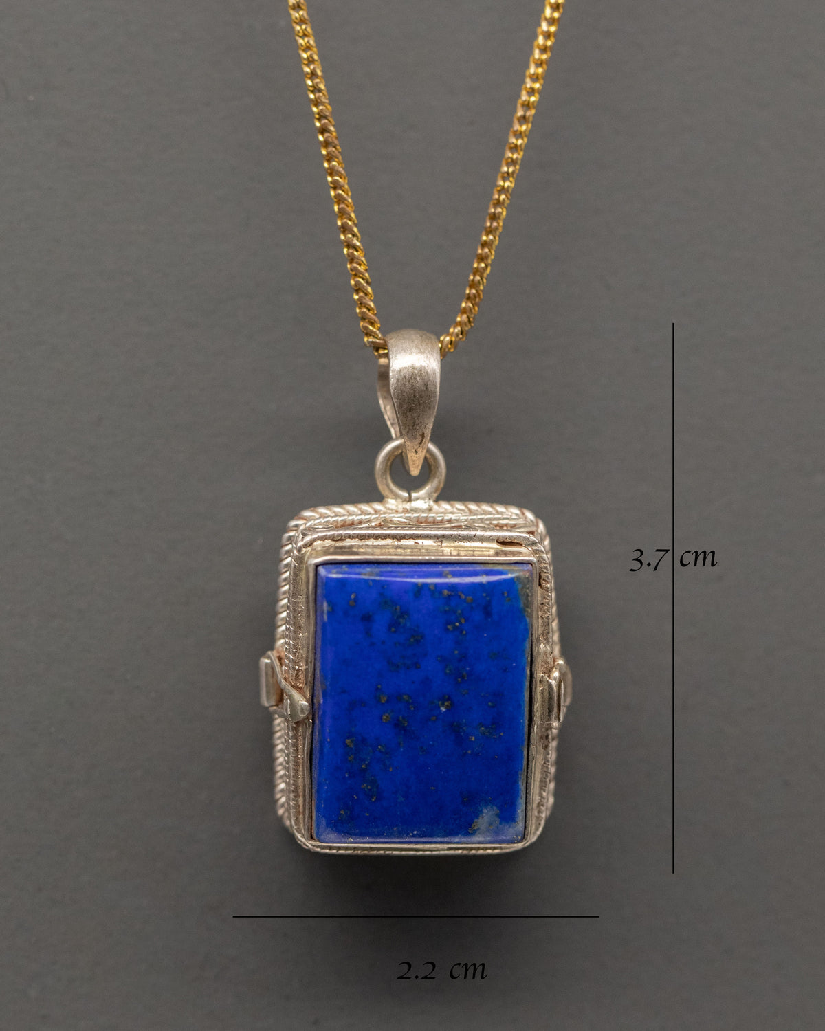 Himalayan Sacred Ghau Box Locket | Buddhist Amulet Pendant