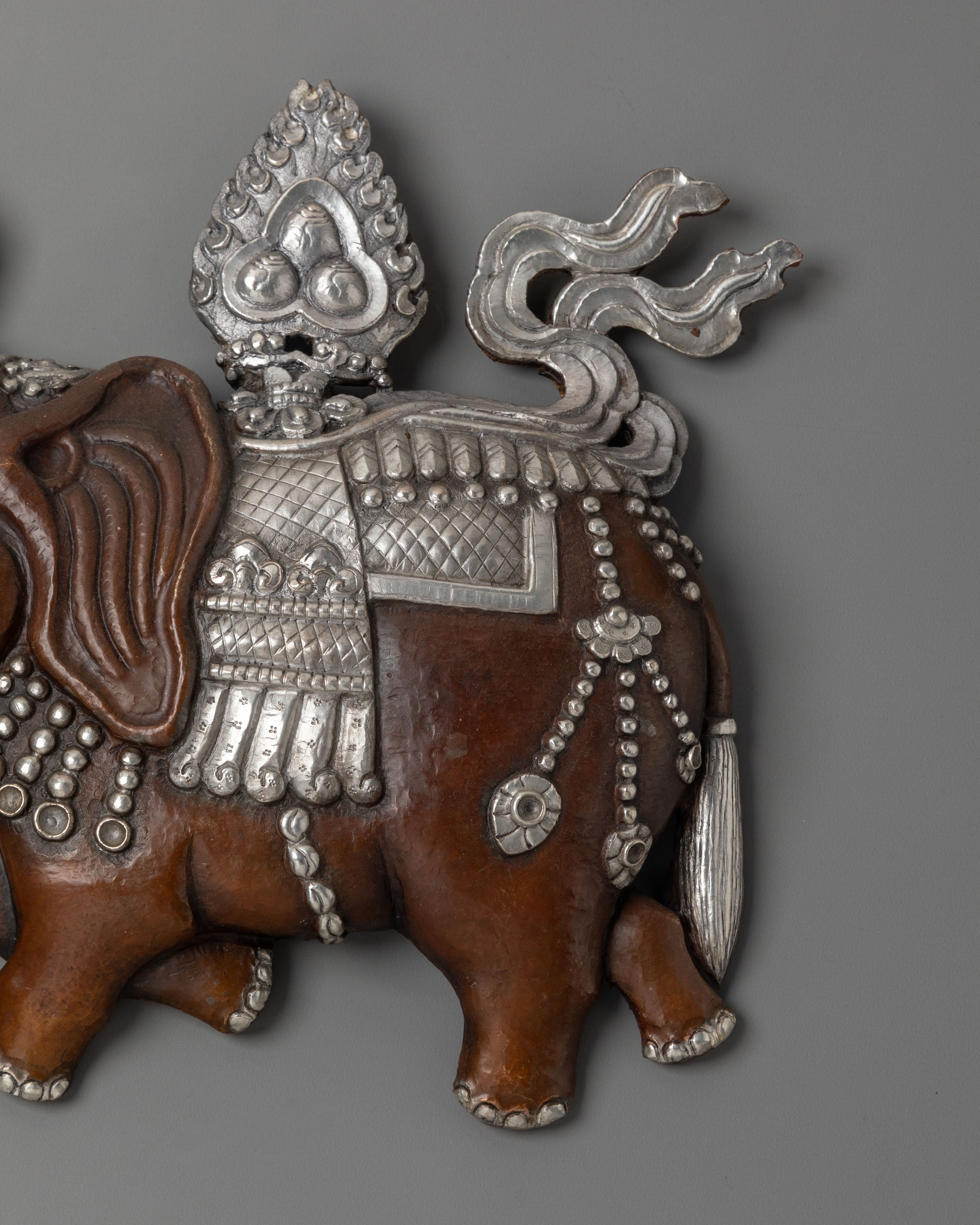 Handcrafted Elephant Wall Hanging