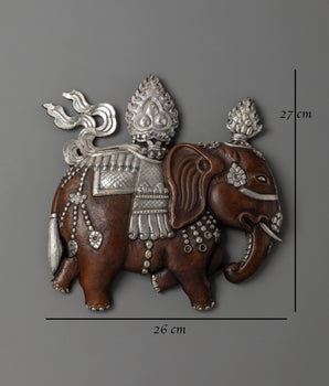Handcrafted Elephant Wall Hanging