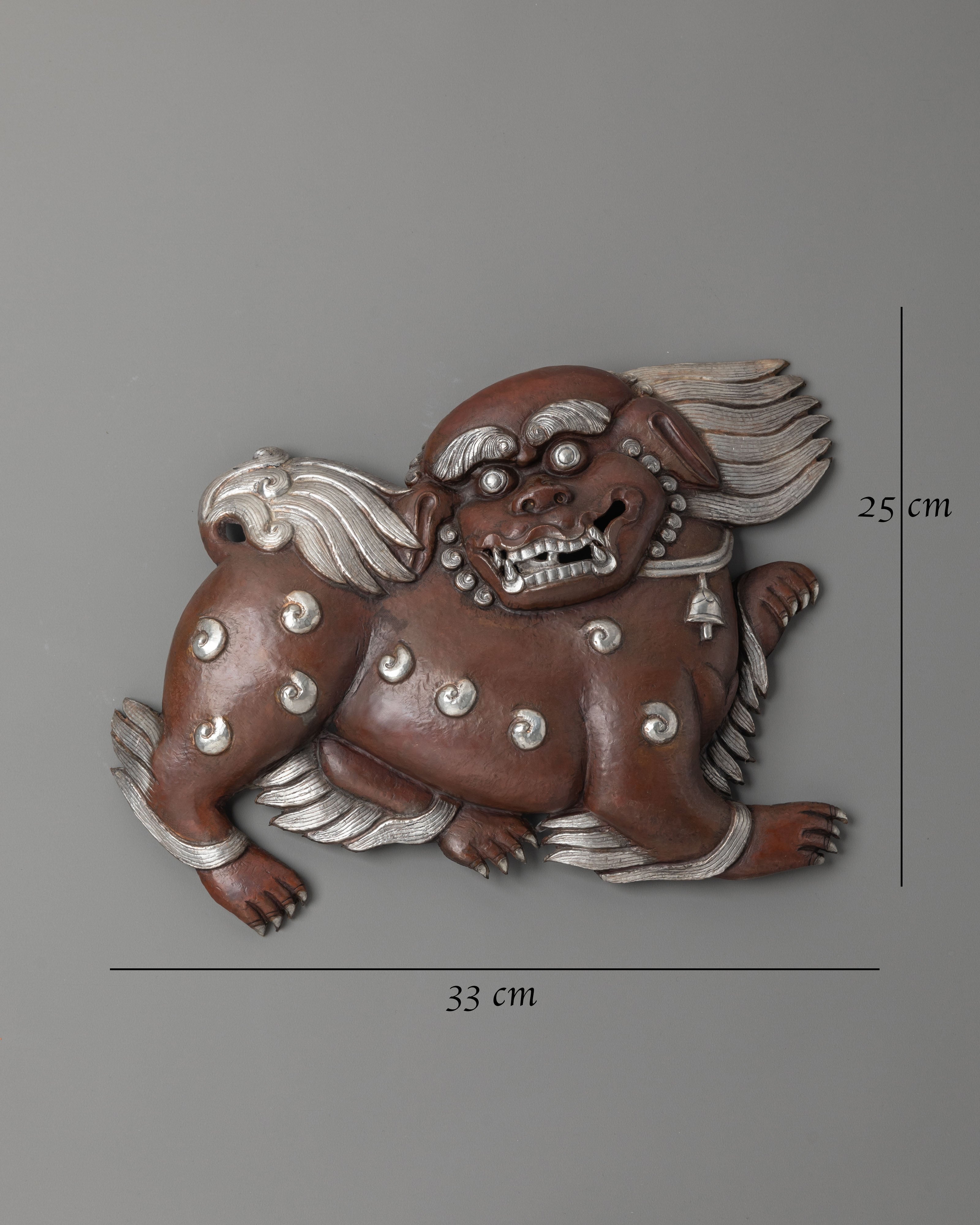 Handcrafted Wall Hanging for Decor | Snow Lion