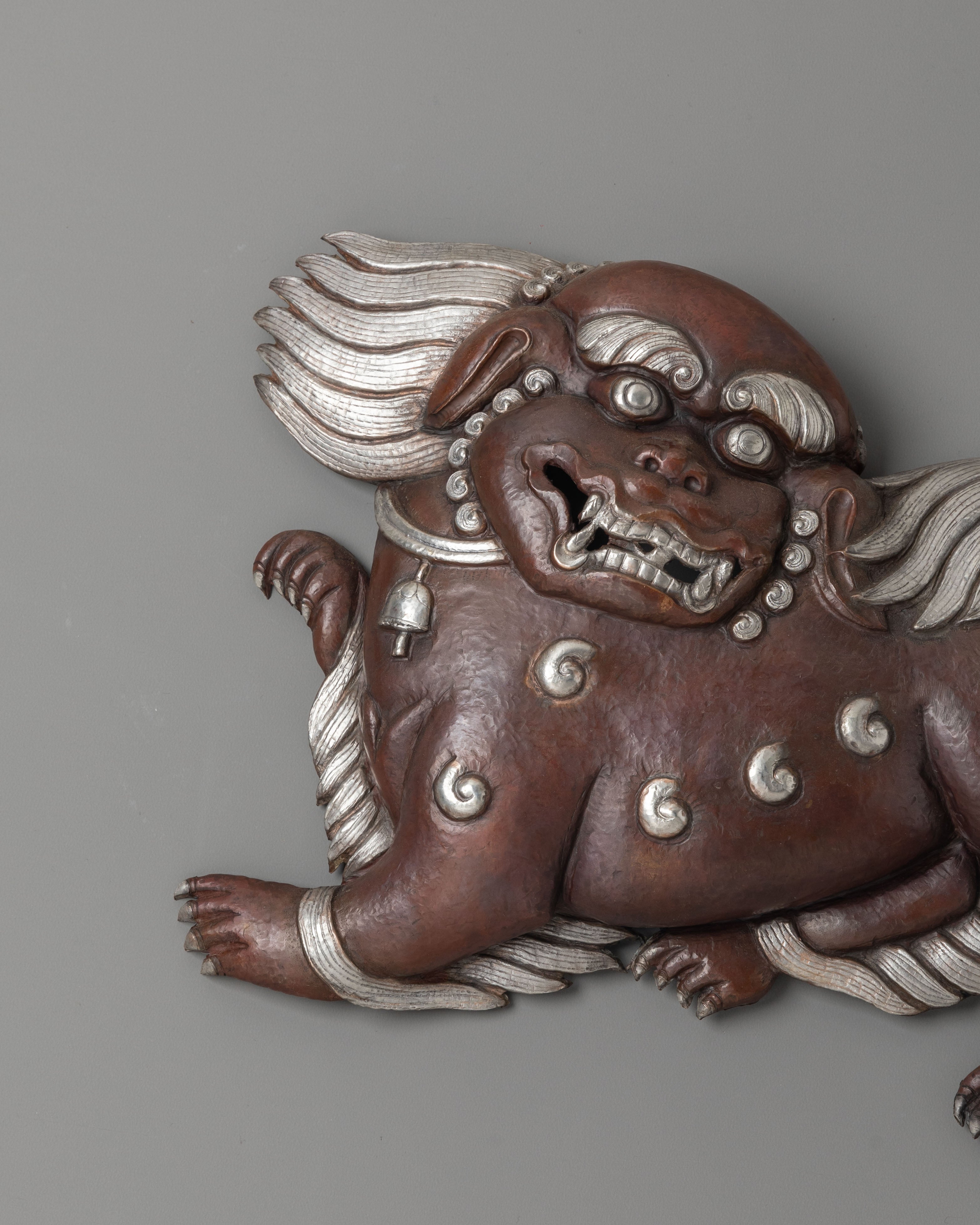 Handcrafted Wall Hanging for Decor | Snow Lion