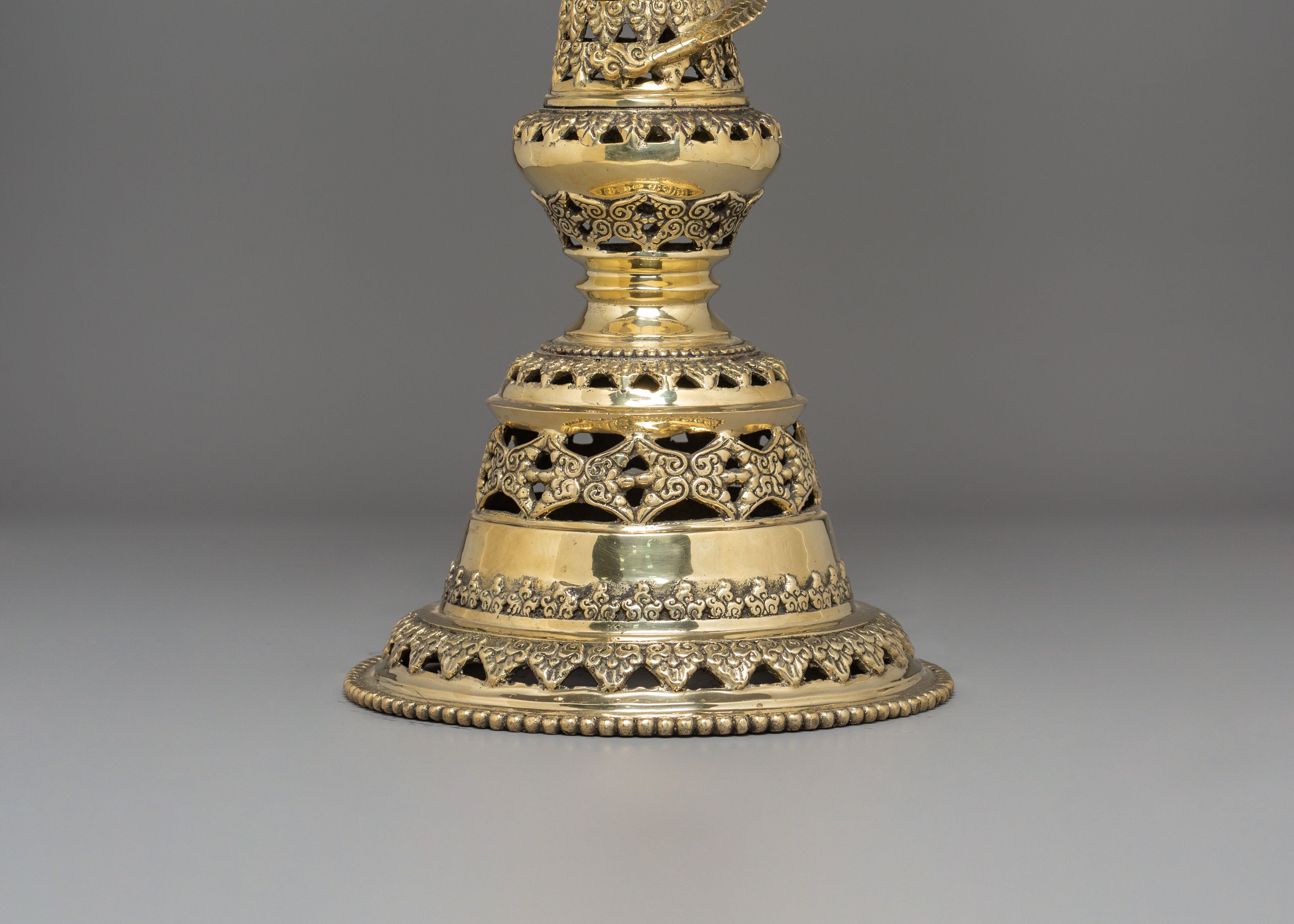Brass Panas Lamp Set | Sacred Oil Lamp for Spiritual Offering