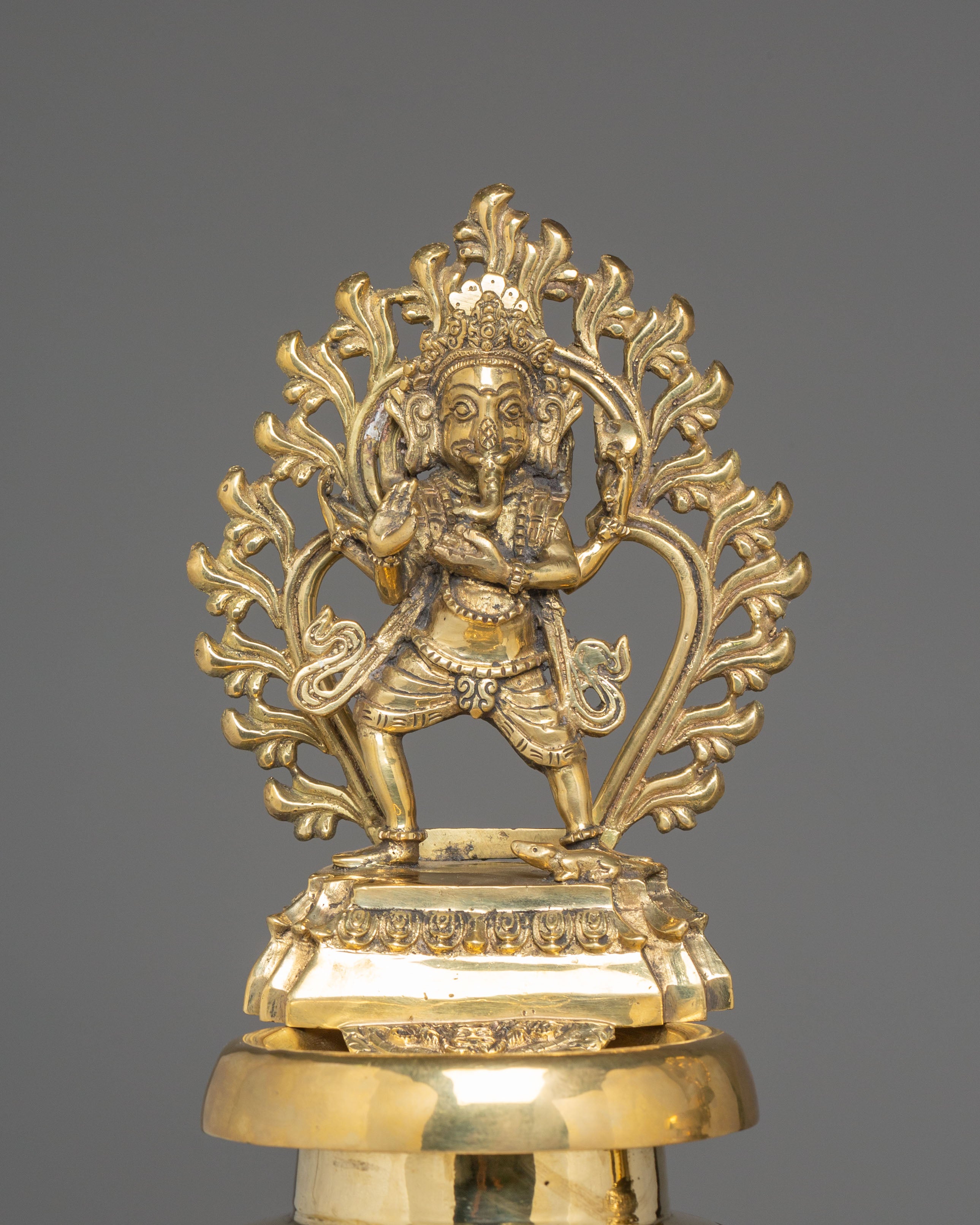 Brass Panas Lamp Set | Sacred Oil Lamp for Spiritual Offering