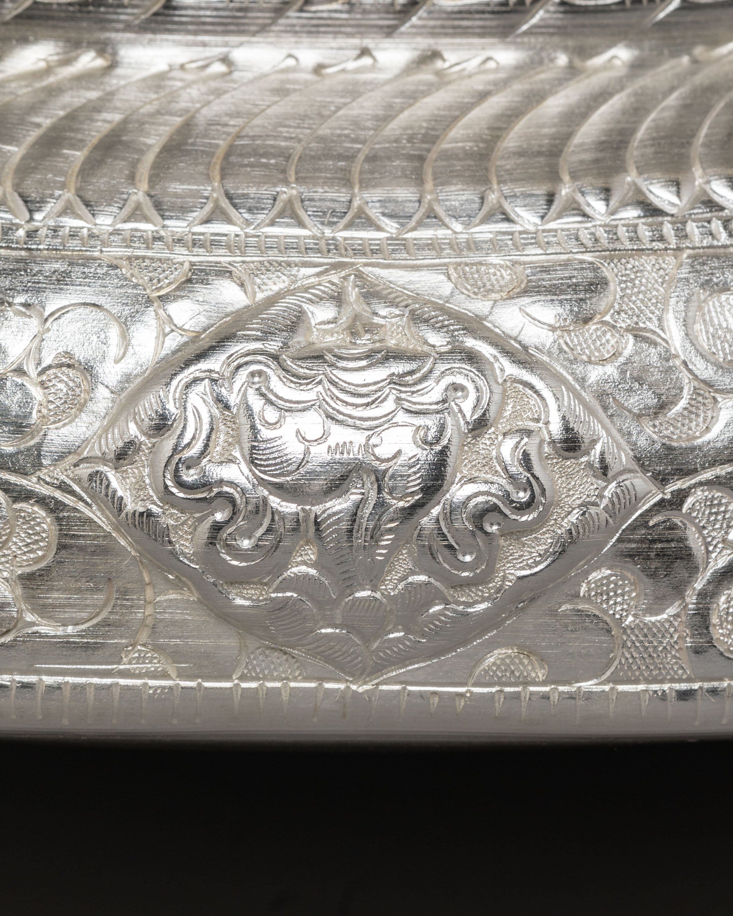 Buddhist Urli Bowl | Elegant Decorative Vessel with Vishva Vajra Design
