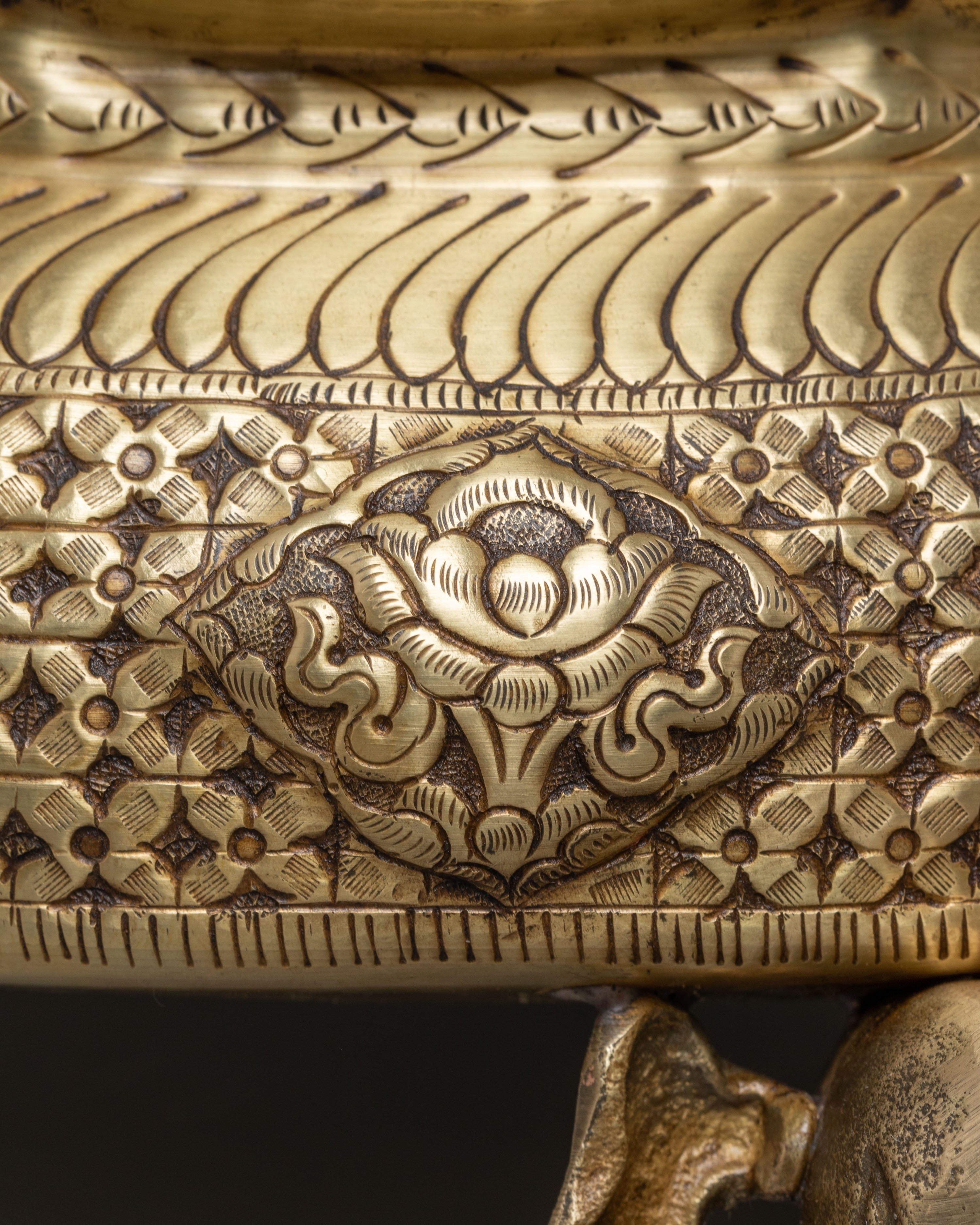 Himalayan Decorative Urli Bowl | Buddhist Sacred Art