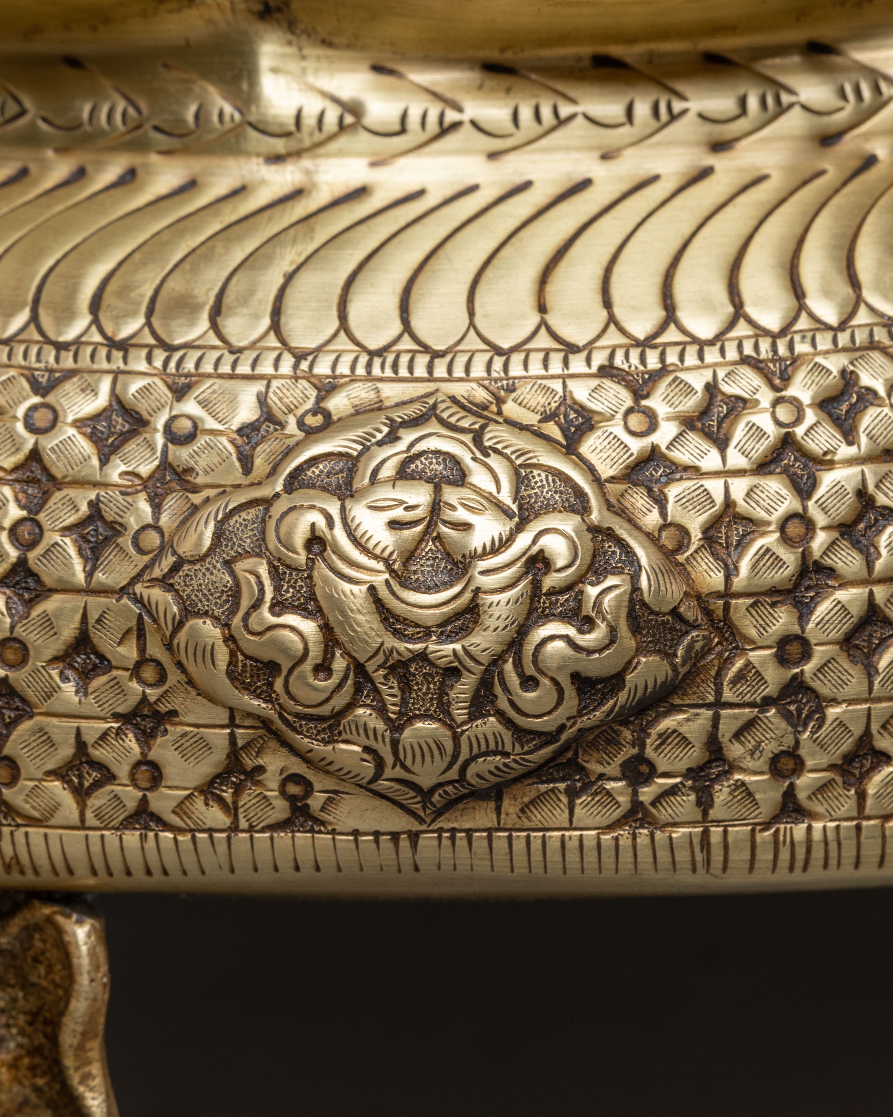 Himalayan Decorative Urli Bowl | Buddhist Sacred Art