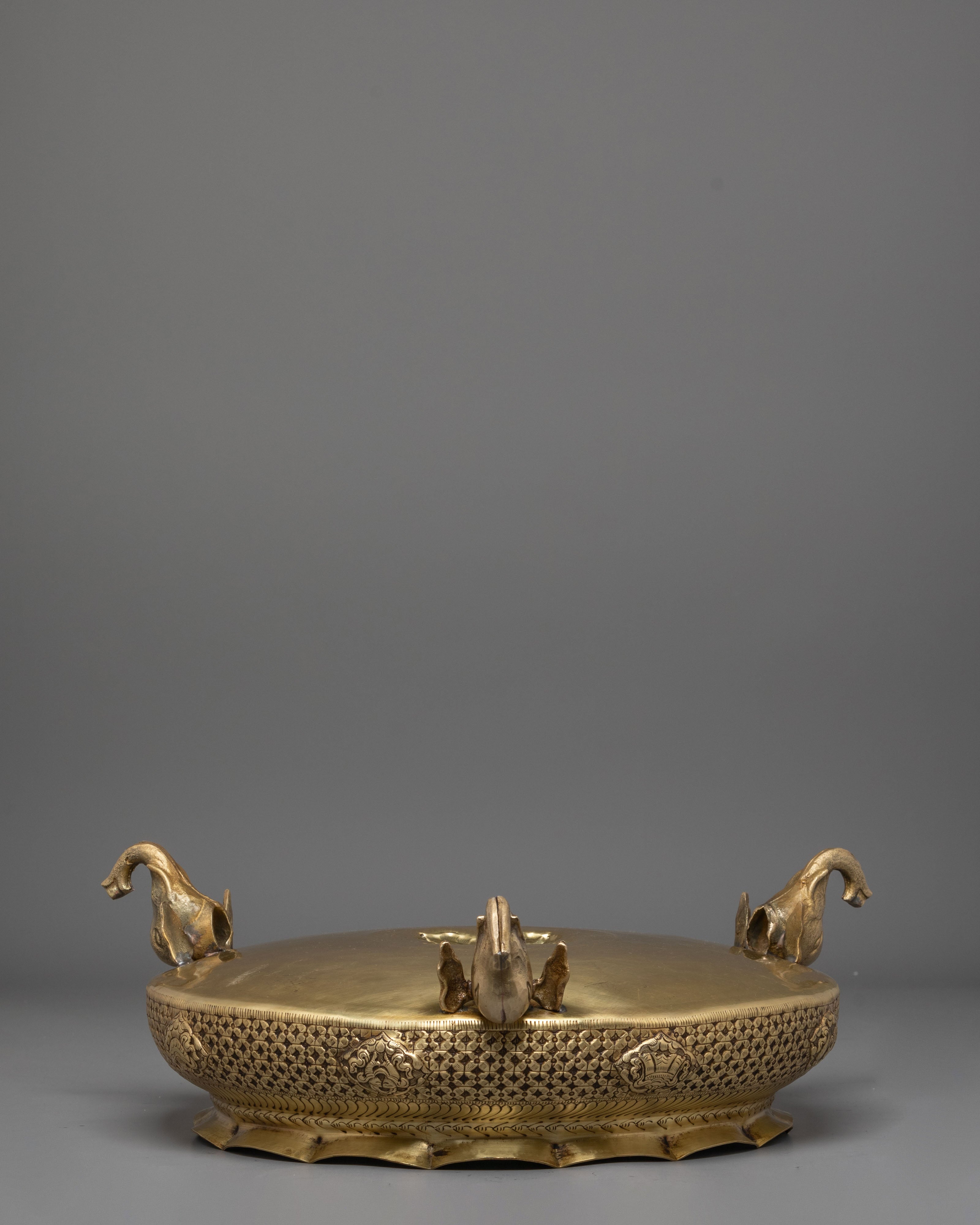 Himalayan Decorative Urli Bowl | Buddhist Sacred Art