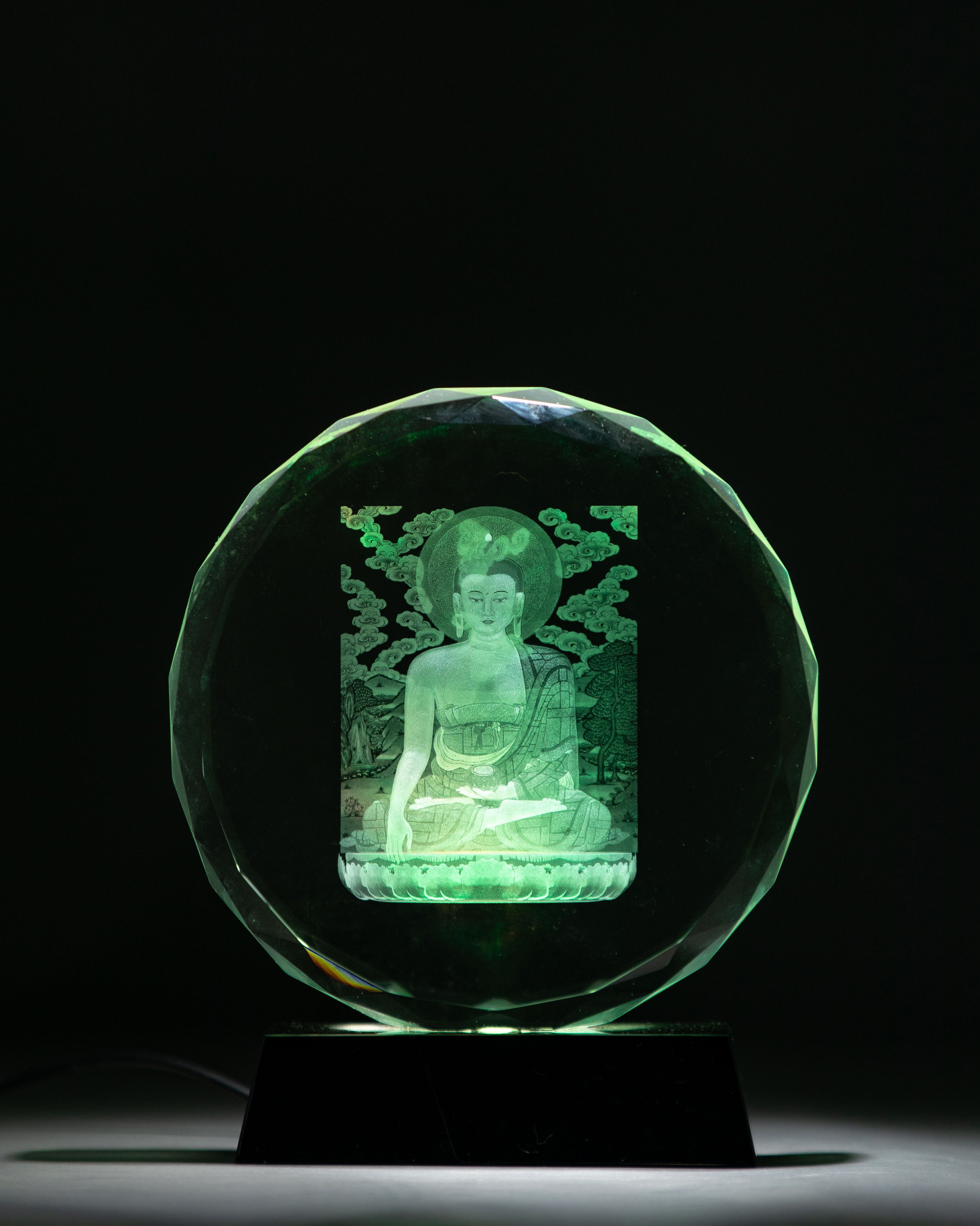 Glass Shakyamuni Buddha for Decor | Symbol of Wisdom