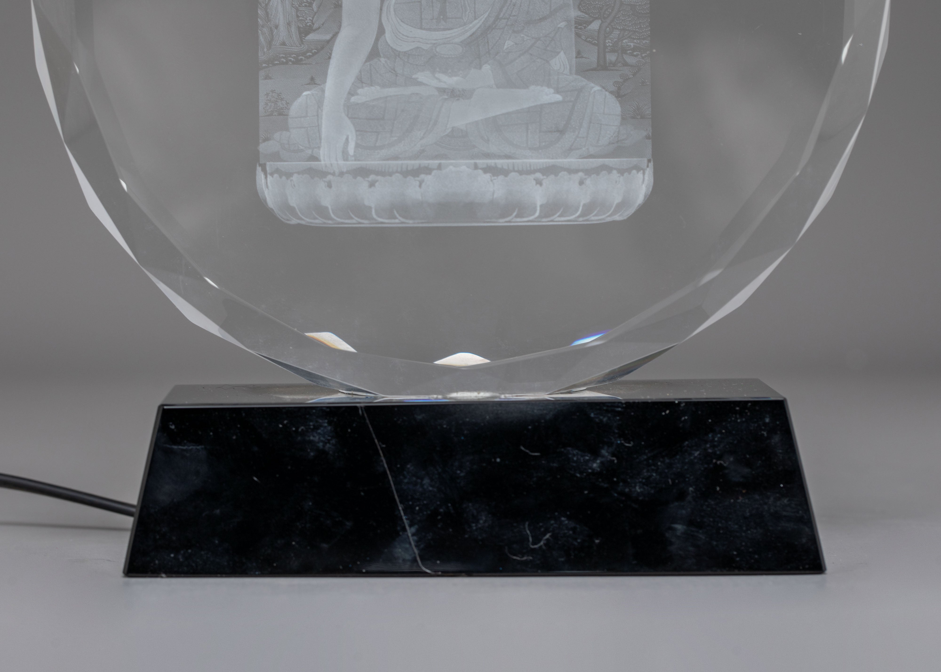 Glass Shakyamuni Buddha for Decor | Symbol of Wisdom