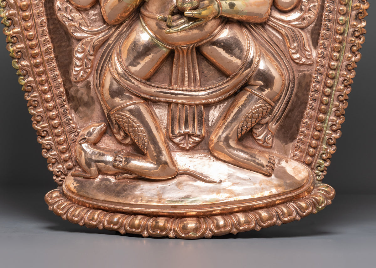 Handcrafted Copper Ganesha Wall Hanging | Spiritual and Decorative Art for Home