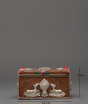 Tibetan Dharma Wheel Box | Wheel of Dharma