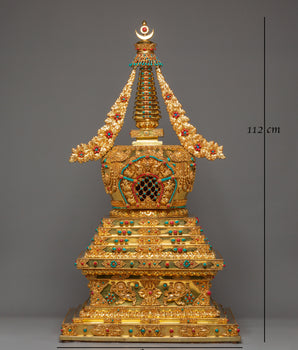 Golden Stupa for Atlar | Symbol of Wisdom