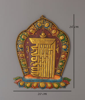 Buddhist Kalachakra Wall Hanging | Sacred Home Decor