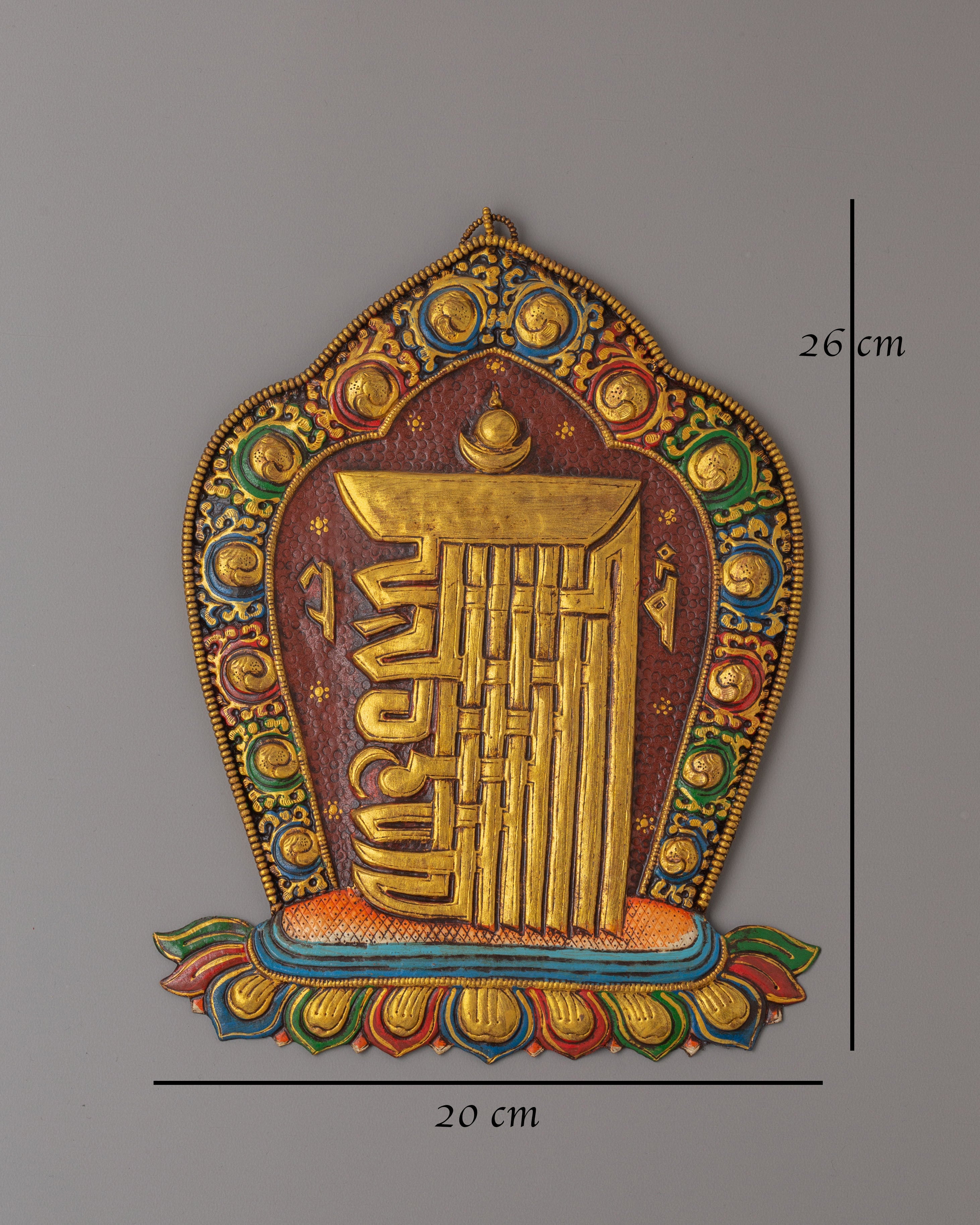 Buddhist Kalachakra Wall Hanging | Sacred Home Decor