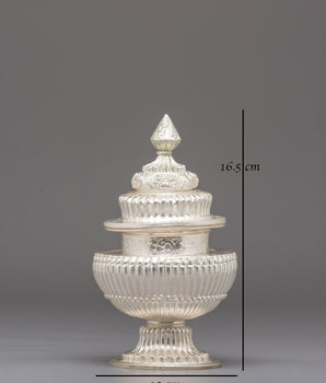 Traditional Copper Rice Pot | Sacred Ritual Offering Vessel