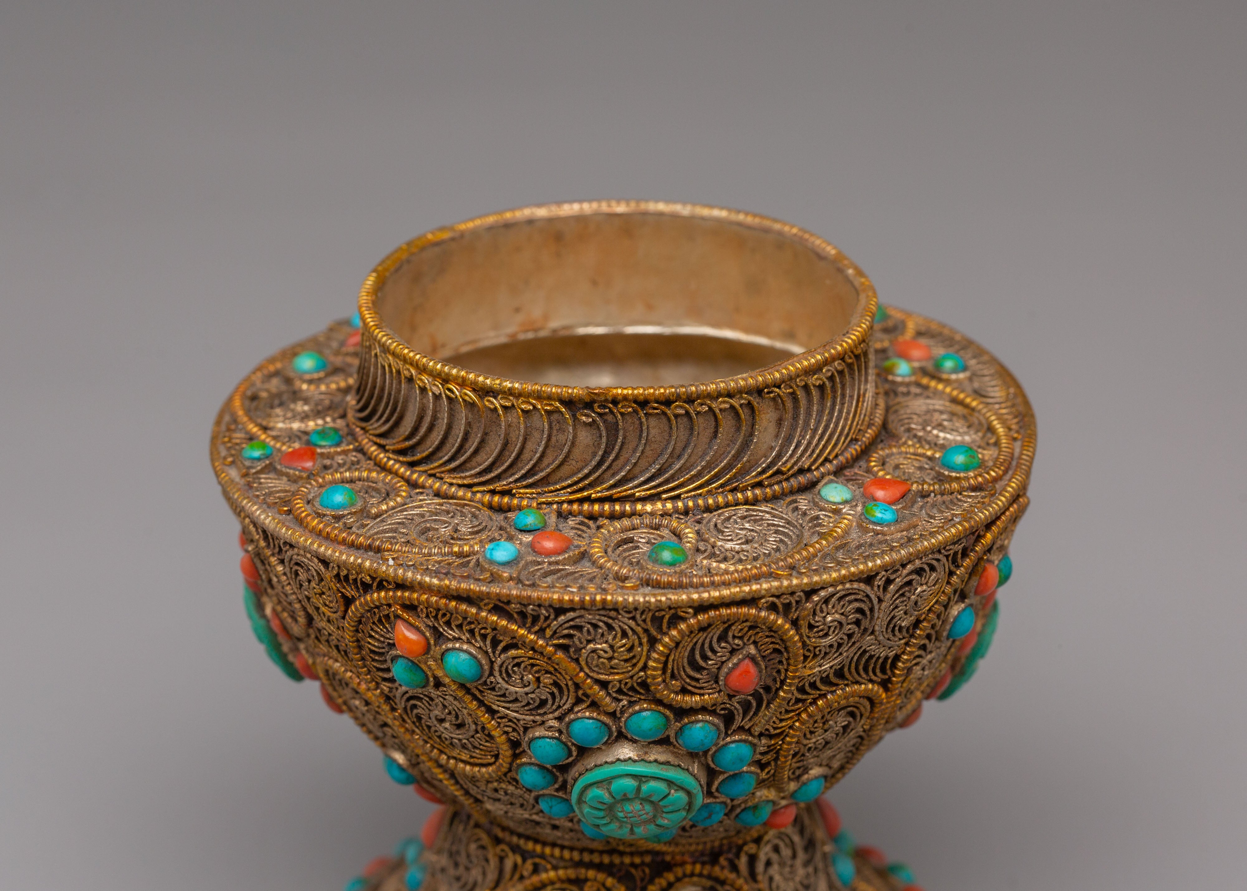 Handcrafted Traditional Rice Pot | Sacred Ritual Offering Vessel