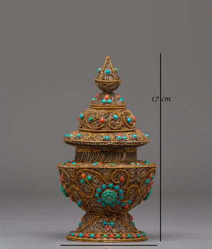 Handcrafted Traditional Rice Pot | Sacred Ritual Offering Vessel