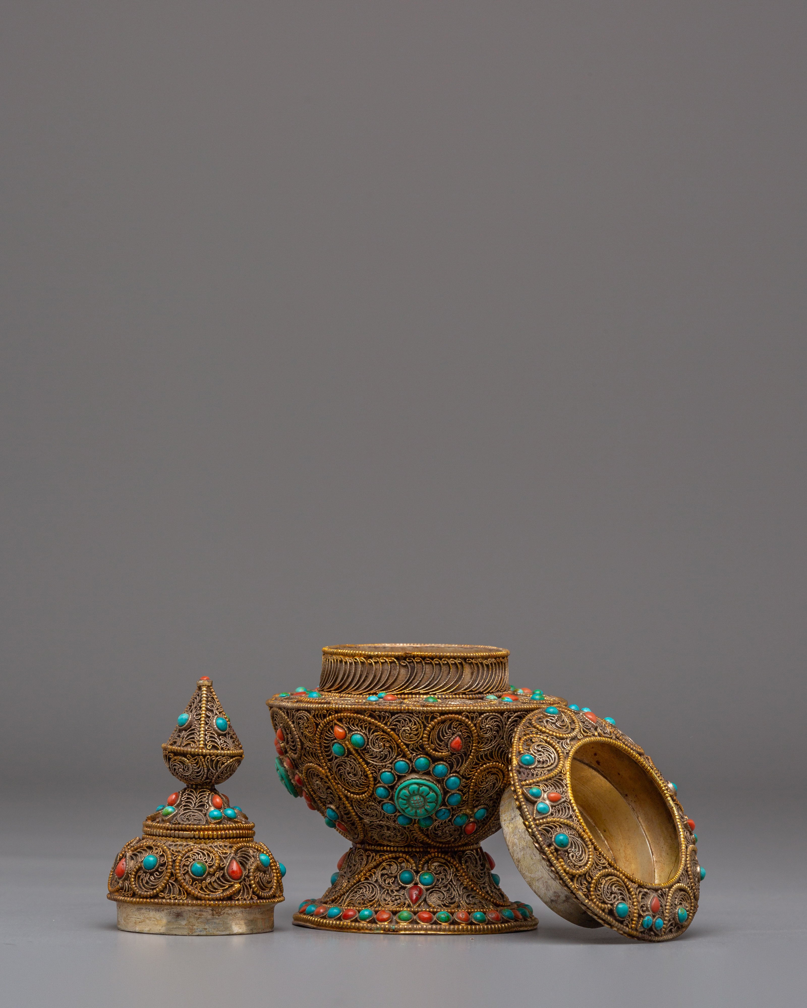 Handcrafted Traditional Rice Pot | Sacred Ritual Offering Vessel