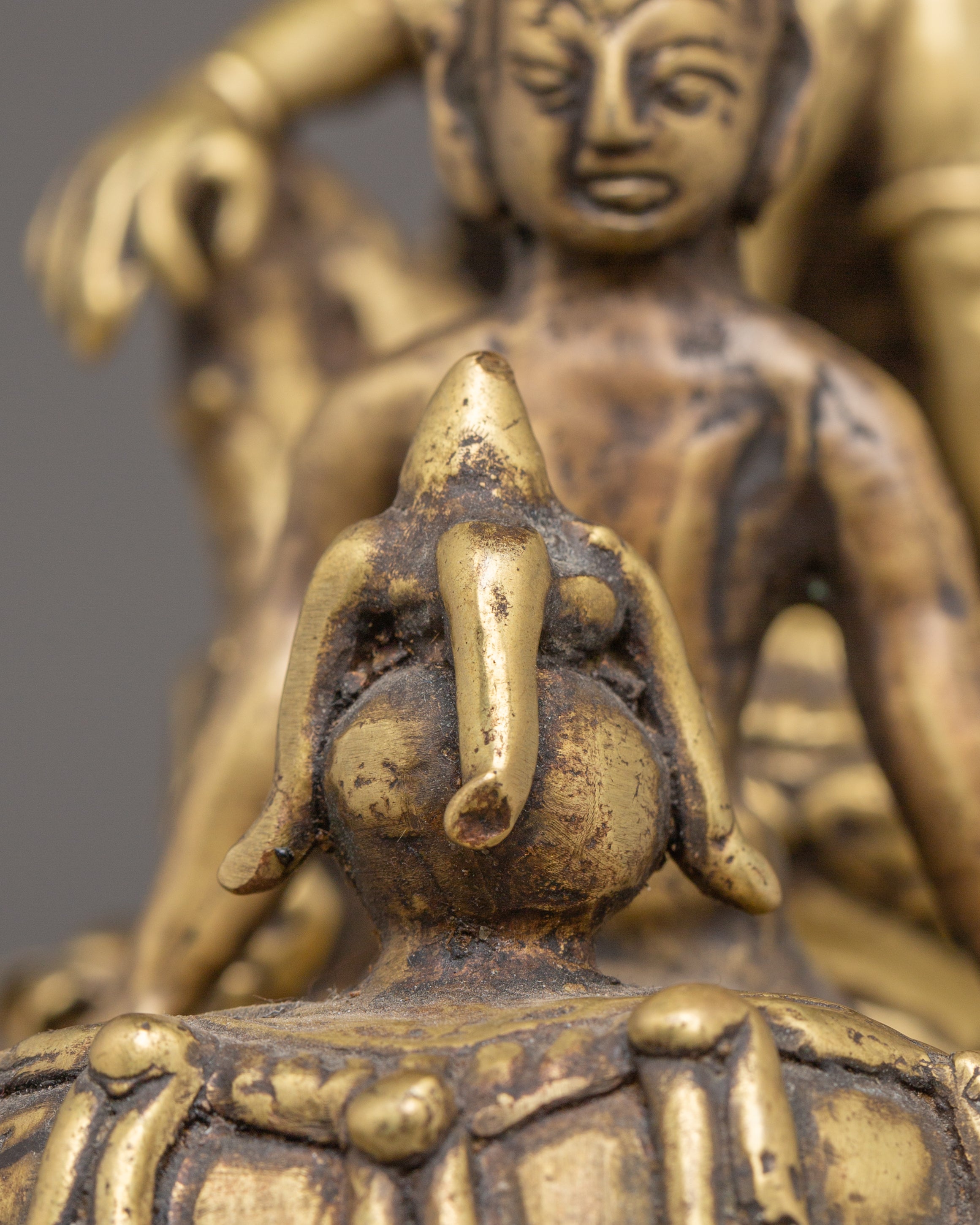 Handcrafted Tibetan Elephant Art with Indra | Symbol of Power